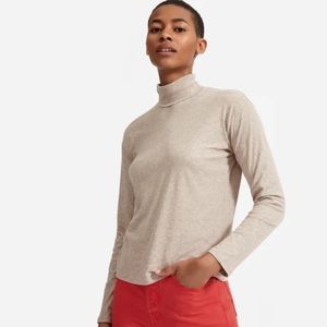 Everlane Air Turtleneck (NWT) - Heathered Oatmeal